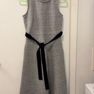J. Crew Heather Gray Top with Black Accents